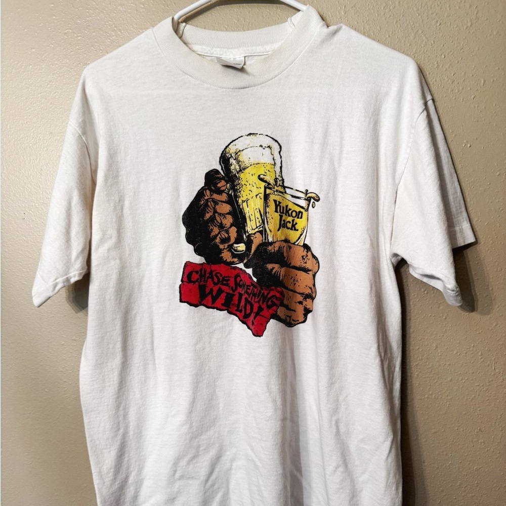 Vintage Yukon Jack Chase Something Wild graphic T-shirt